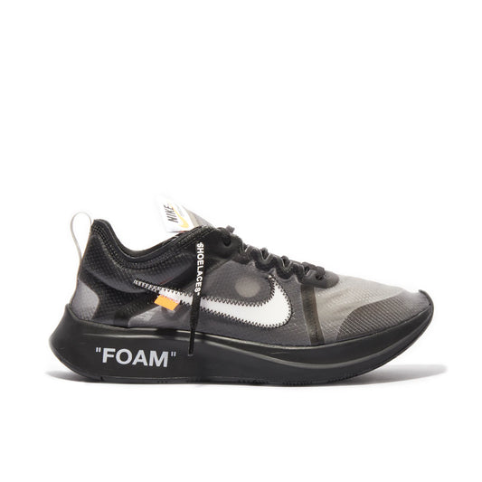 OFF-WHITE X NIKE AIR ZOOM FLY BLACK UK9 (USED)