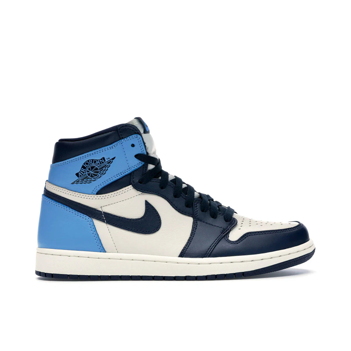 AIR JORDAN 1 HIGH OBSIDIAN UK6 (USED)