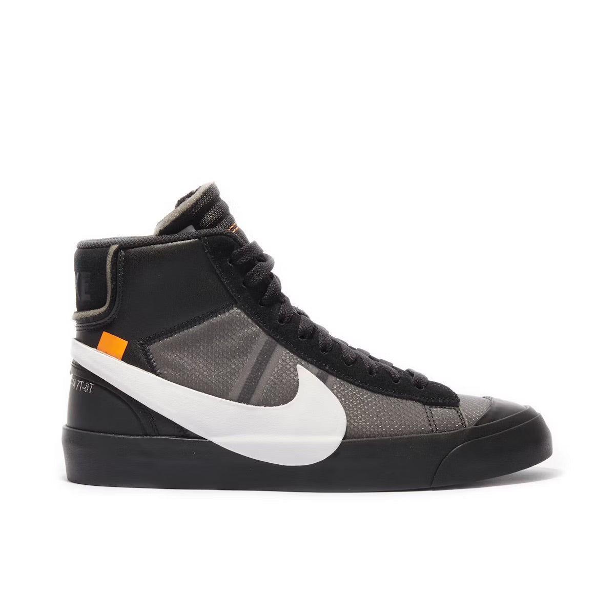 OFF-WHITE X BLAZER MID BLACK UK9.5 (USED)