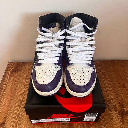 AIR JORDAN 1 HIGH COURT PURPLE UK8 (USED)