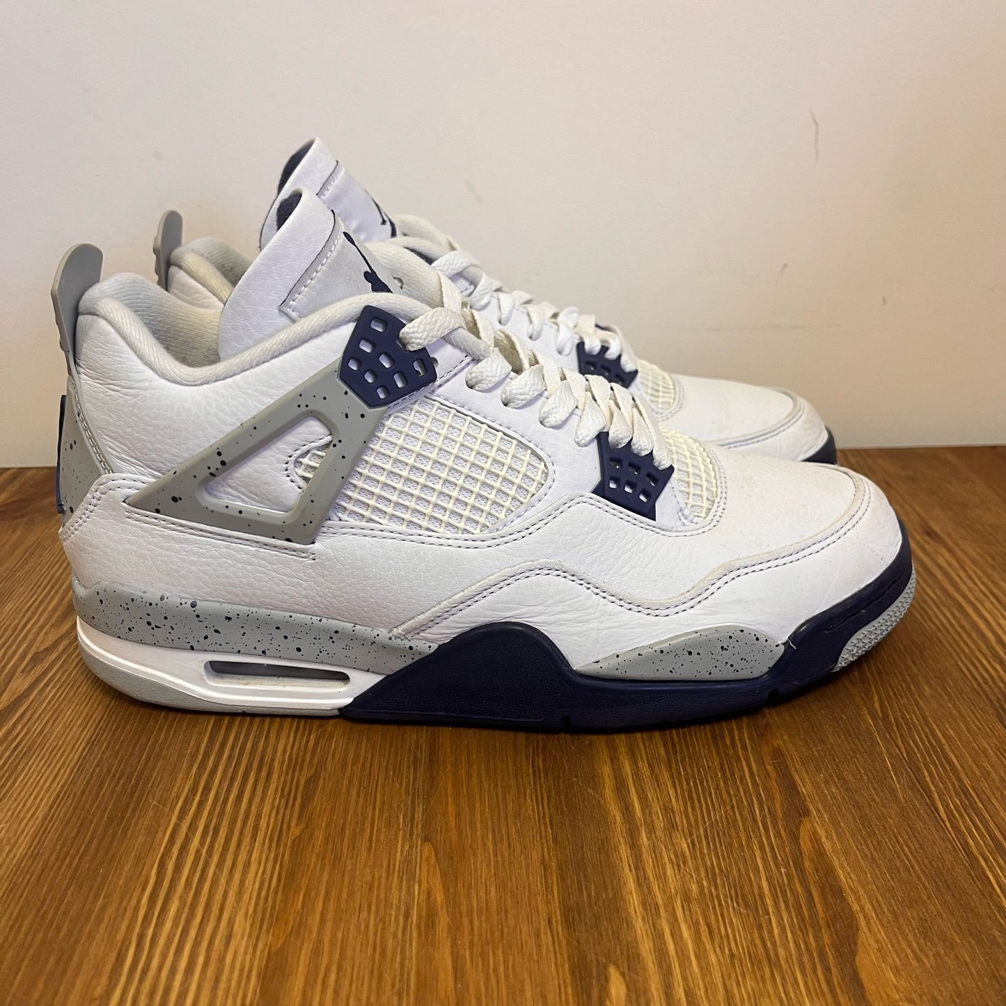 AIR JORDAN 4 MIDNIGHT NAVY UK8.5 (USED)