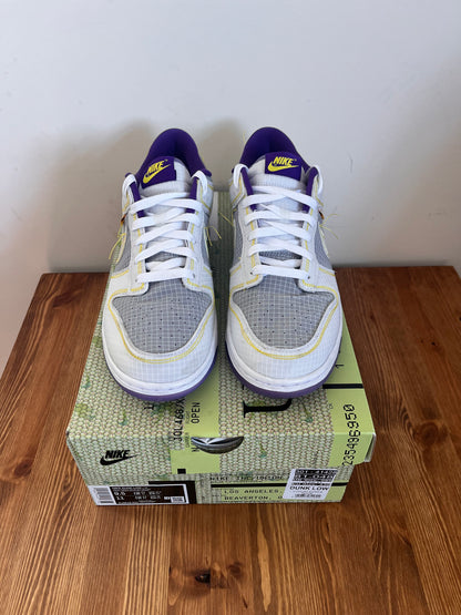 NIKE DUNK LOW UNION COURT PURPLE UK8 (USED)