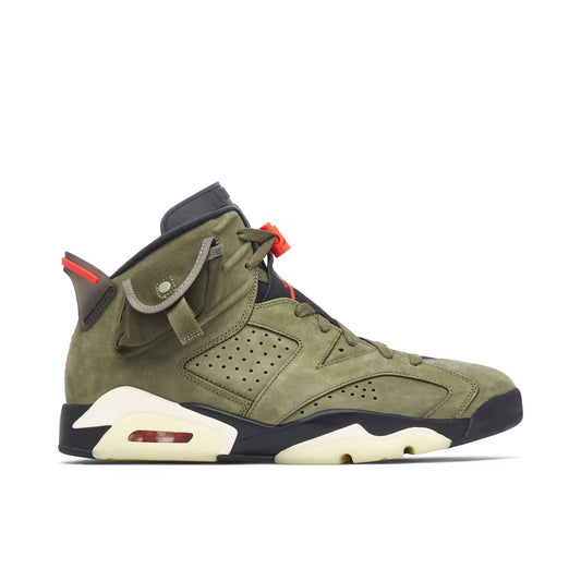 AIR JORDAN 6 TRAVIS SCOTT OLIVE UK12 (USED)