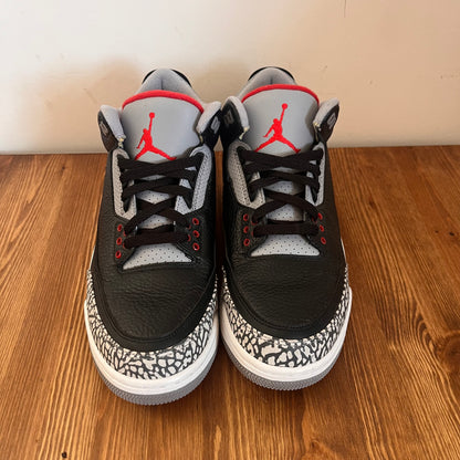 AIR JORDAN 3 BLACK CEMENT UK9.5 (USED)