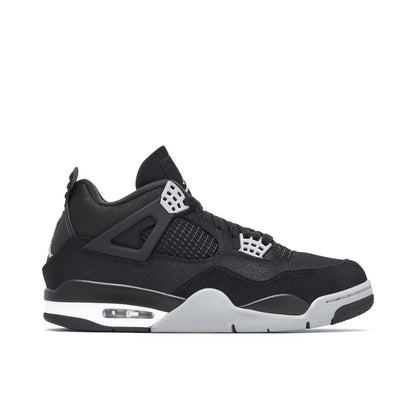 AIR JORDAN 4 BLACK CANVAS UK9.5 (USED)