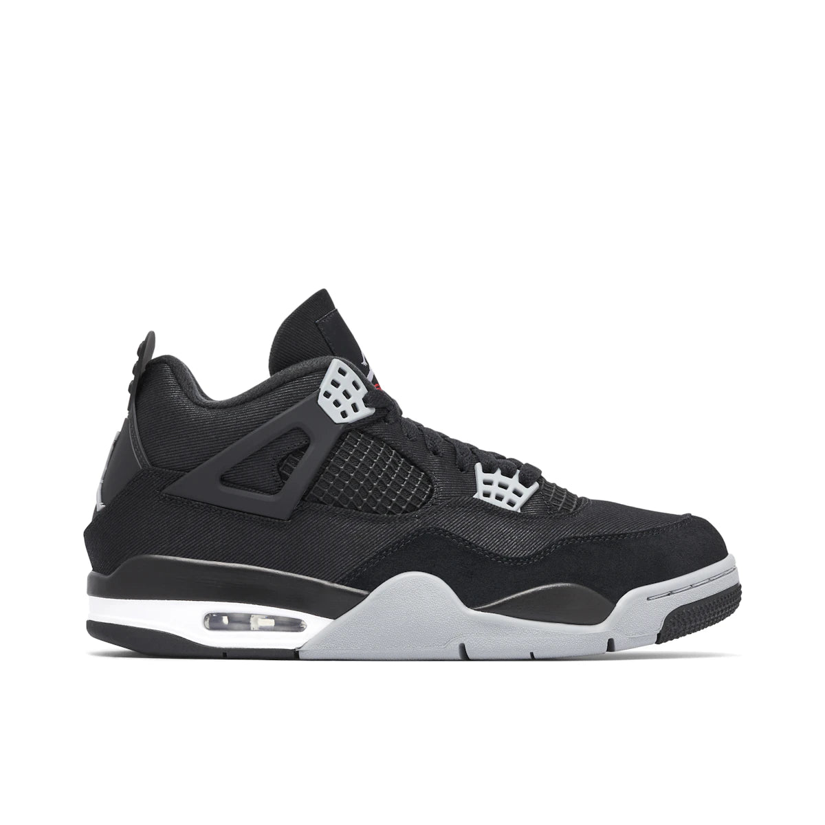 AIR JORDAN 4 BLACK CANVAS (GS) UK4 (USED)