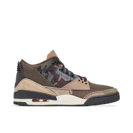 AIR JORDAN 3 PATCHWORK CAMO UK8.5 (USED)