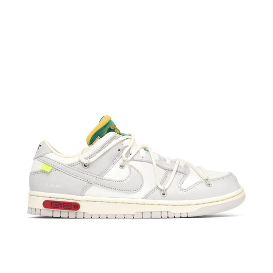 OFF WHITE X NIKE DUNK LOW LOT 25 UK8.5 (USED)