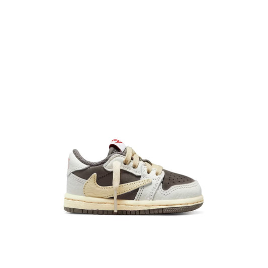 AIR JORDAN 1 LOW TRAVIS SCOTT REVERSE MOCHA (TD) UK2.5 (NEW)