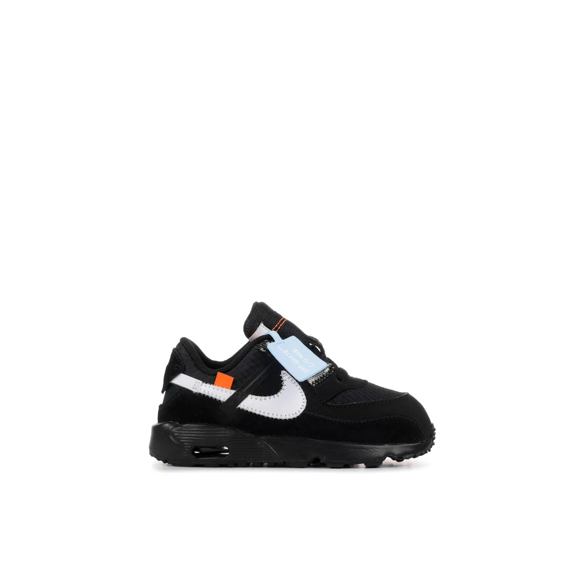 OFF-WHITE X AIR MAX 90 BLACK (TD) UK5.5 (USED)