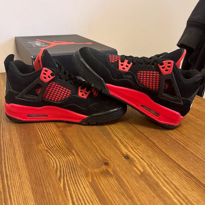 AIR JORDAN 4 RED THUNDER (GS) UK4 (USED)