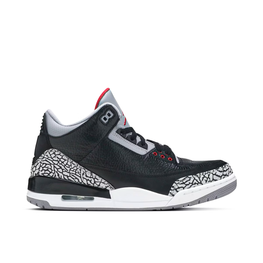 AIR JORDAN 3 BLACK CEMENT UK12 (USED)