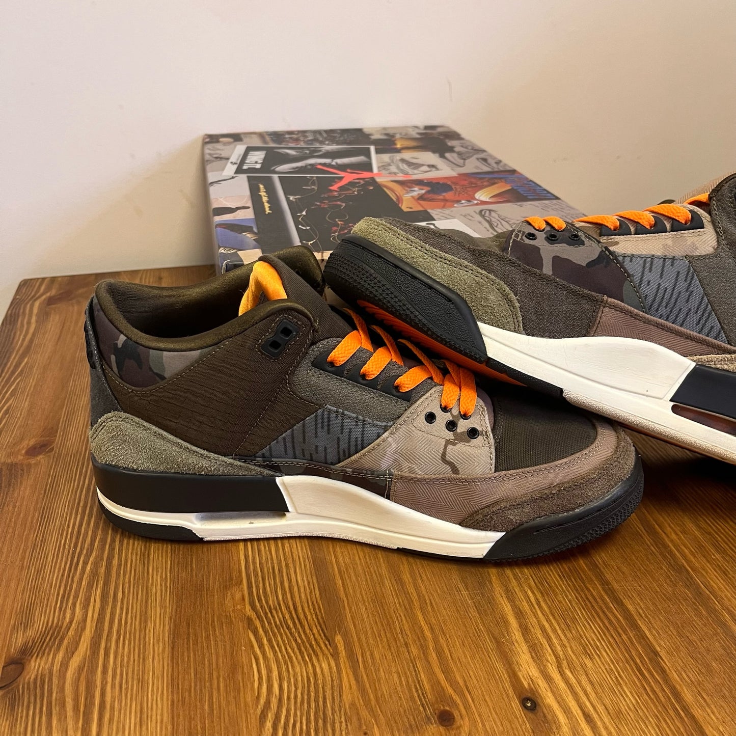 AIR JORDAN 3 PATCHWORK CAMO UK9 (USED)