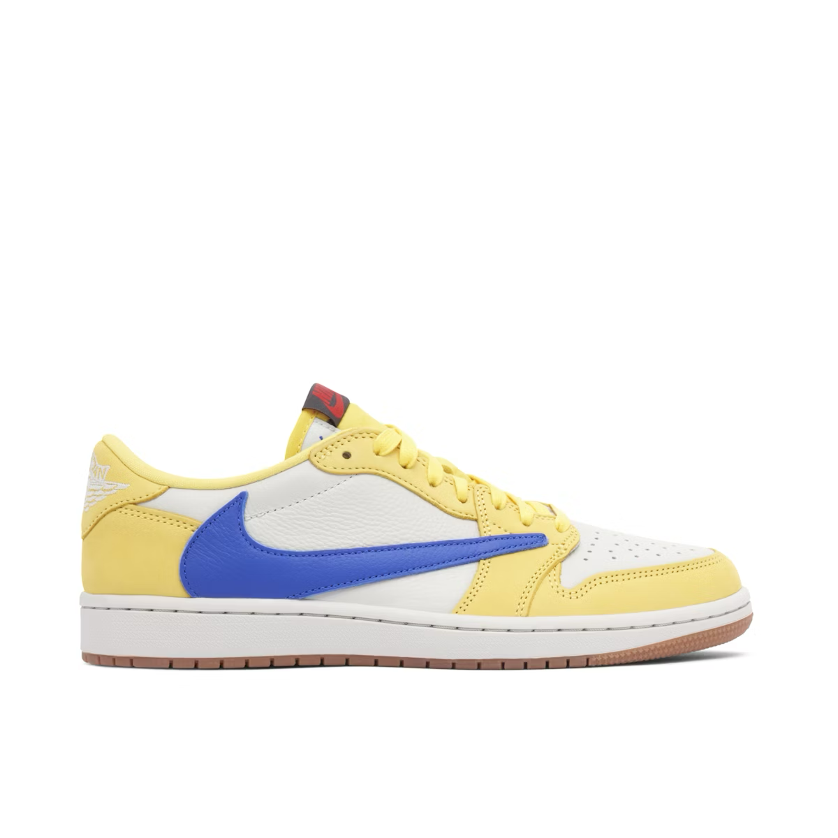 AIR JORDAN 1 LOW TRAVIS SCOTT CANARY (W) UK10 (USED)