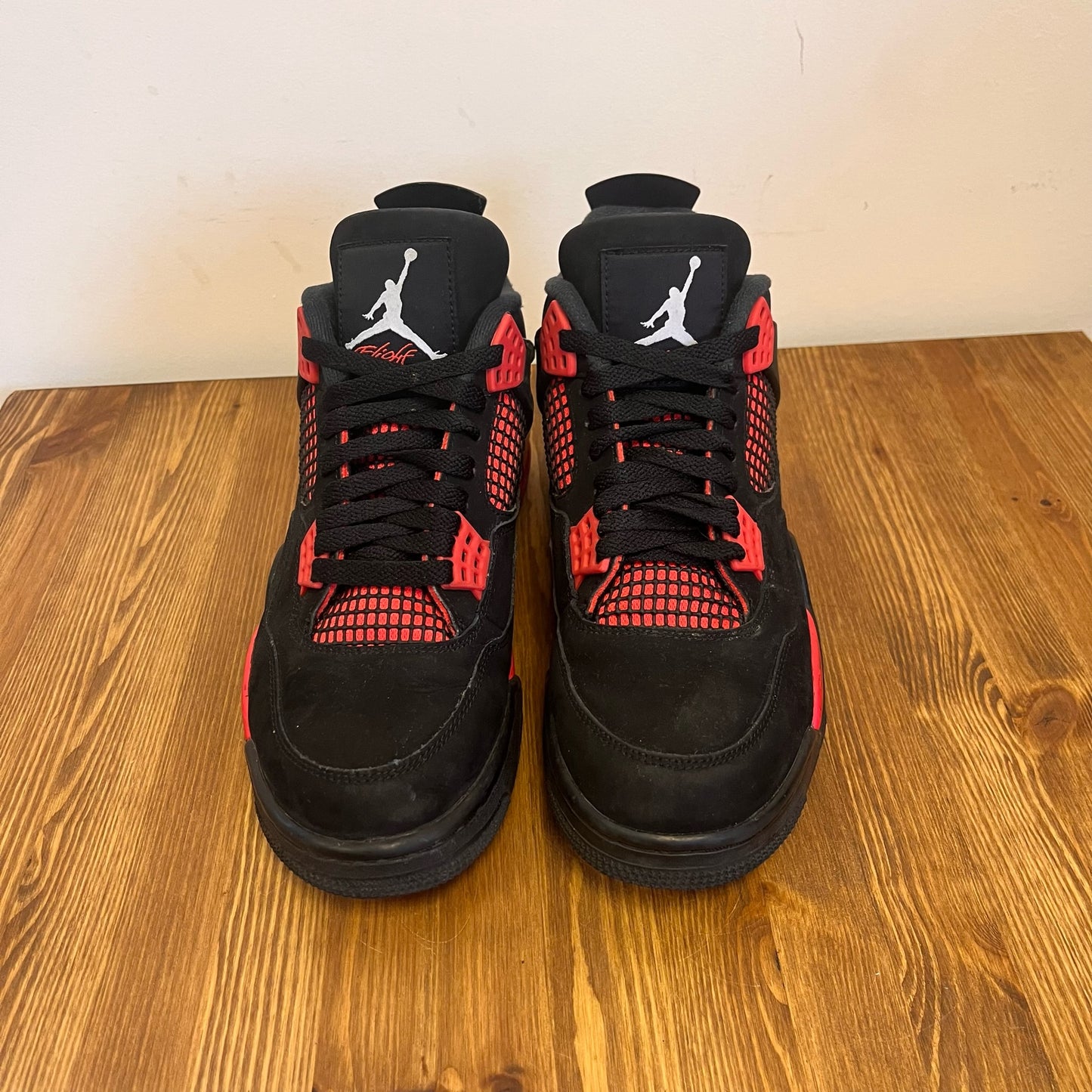 AIR JORDAN 4 RED THUNDER UK8 (USED)