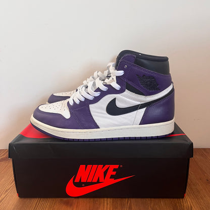 AIR JORDAN 1 HIGH COURT PURPLE UK8 (USED)