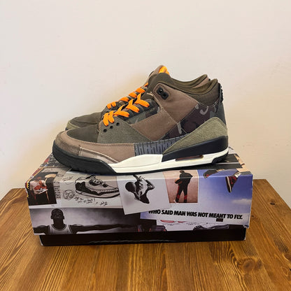 AIR JORDAN 3 PATCHWORK CAMO UK9 (USED)