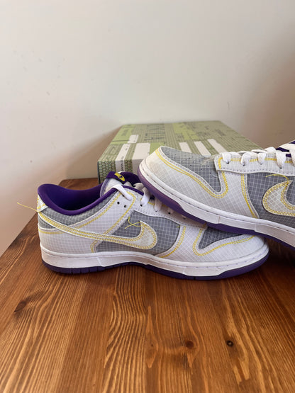 NIKE DUNK LOW UNION COURT PURPLE UK8 (USED)