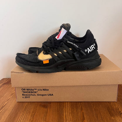 OFF-WHITE X NIKE AIR PRESTO BLACK UK6 (USED)