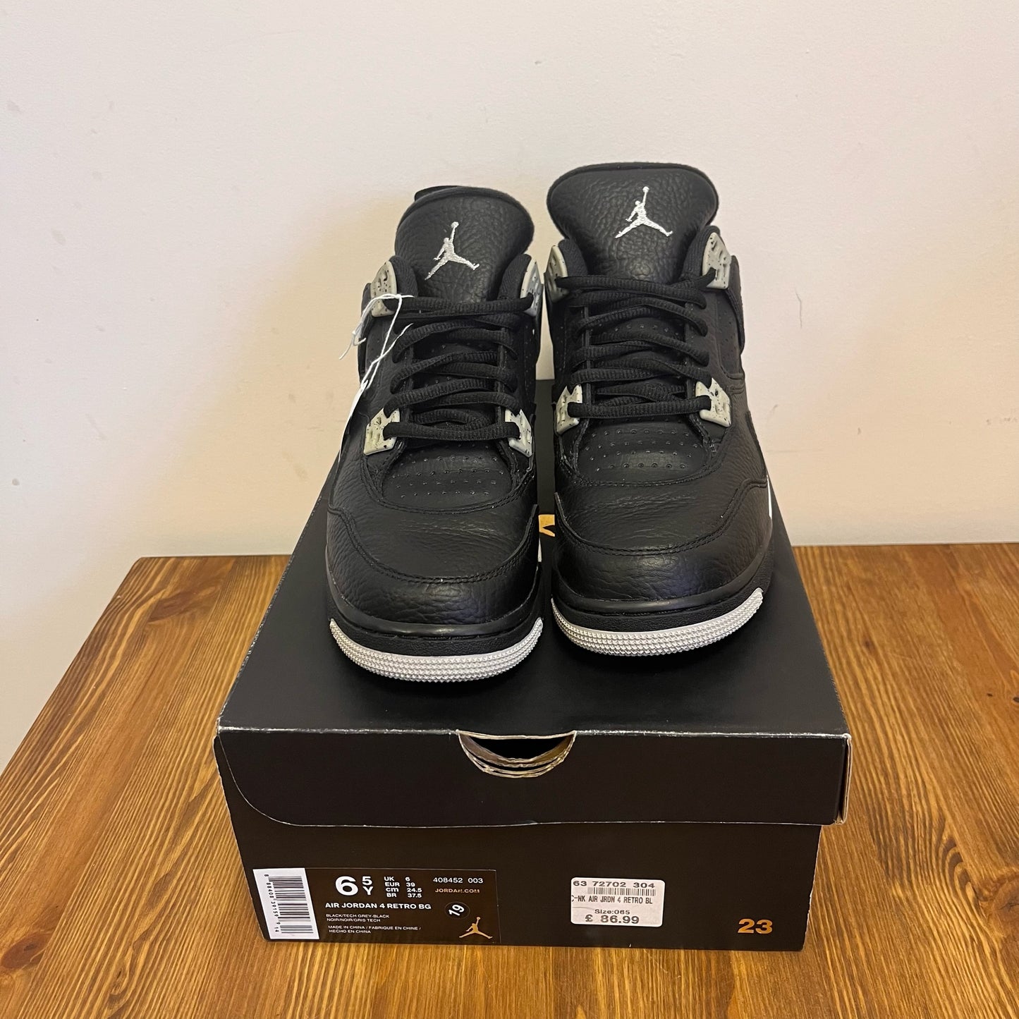 AIR JORDAN 4 OREO 2015 (GS) UK6 (USED)