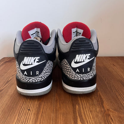 AIR JORDAN 3 BLACK CEMENT UK7.5 (USED)