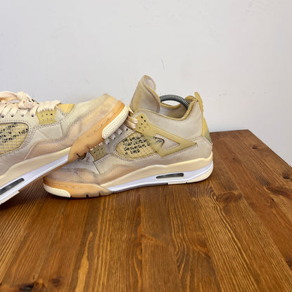 OFF-WHITE X AIR JORDAN 4 SAIL (W) UK6 (USED)