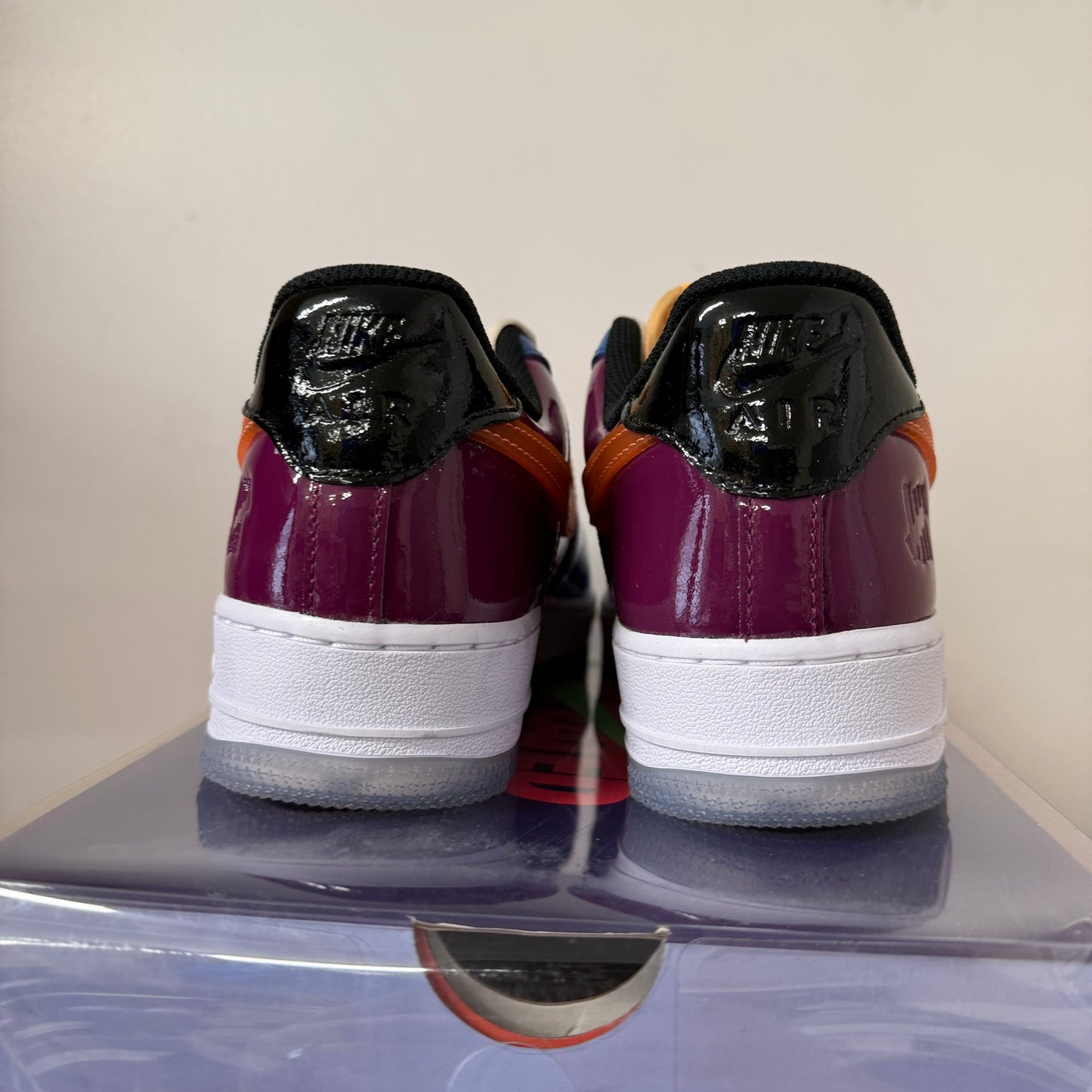 NIKE AIR FORCE 1 LOW UNDEFEATED TOTAL ORANGE UK6 (NEW)