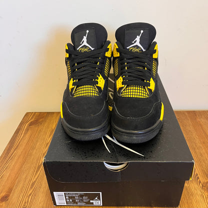 AIR JORDAN 4 YELLOW THUNDER UK7 (USED)