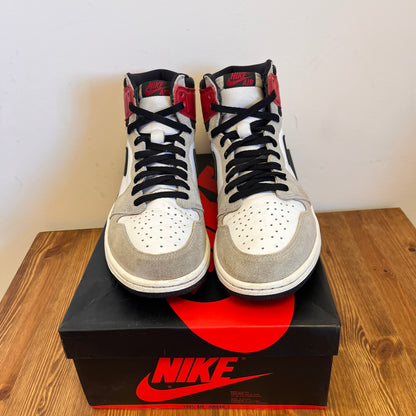 AIR JORDAN 1 HIGH LIGHT SMOKE GREY UK10.5 (USED)