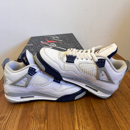 AIR JORDAN 4 MIDNIGHT NAVY UK6 (USED)