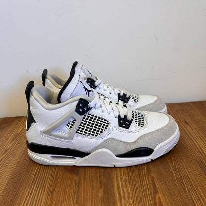 AIR JORDAN 4 MILITARY BLACK (GS) UK5 (USED)