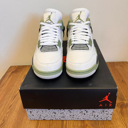 AIR JORDAN 4 SEAFOAM (W) UK7 (USED)