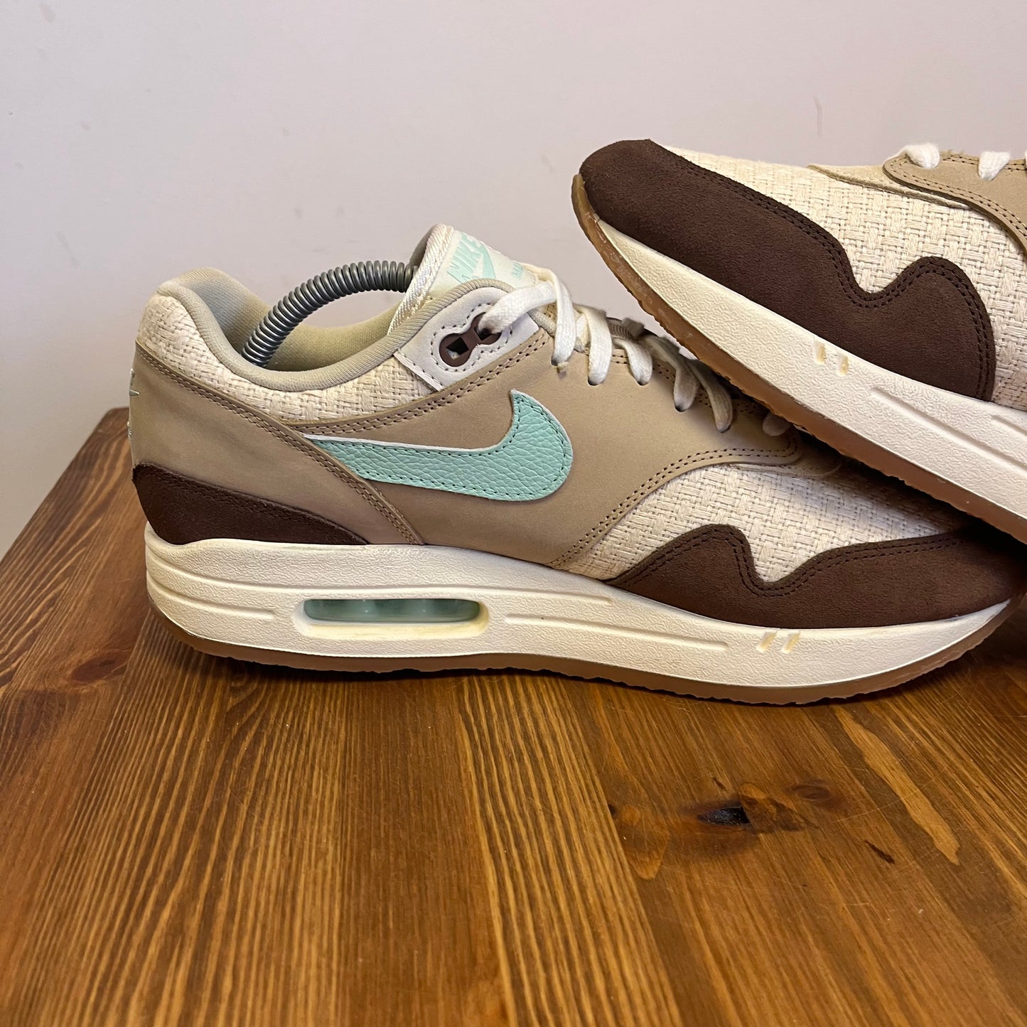 NIKE AIR MAX 1 CREPE BROWN UK9 (USED)