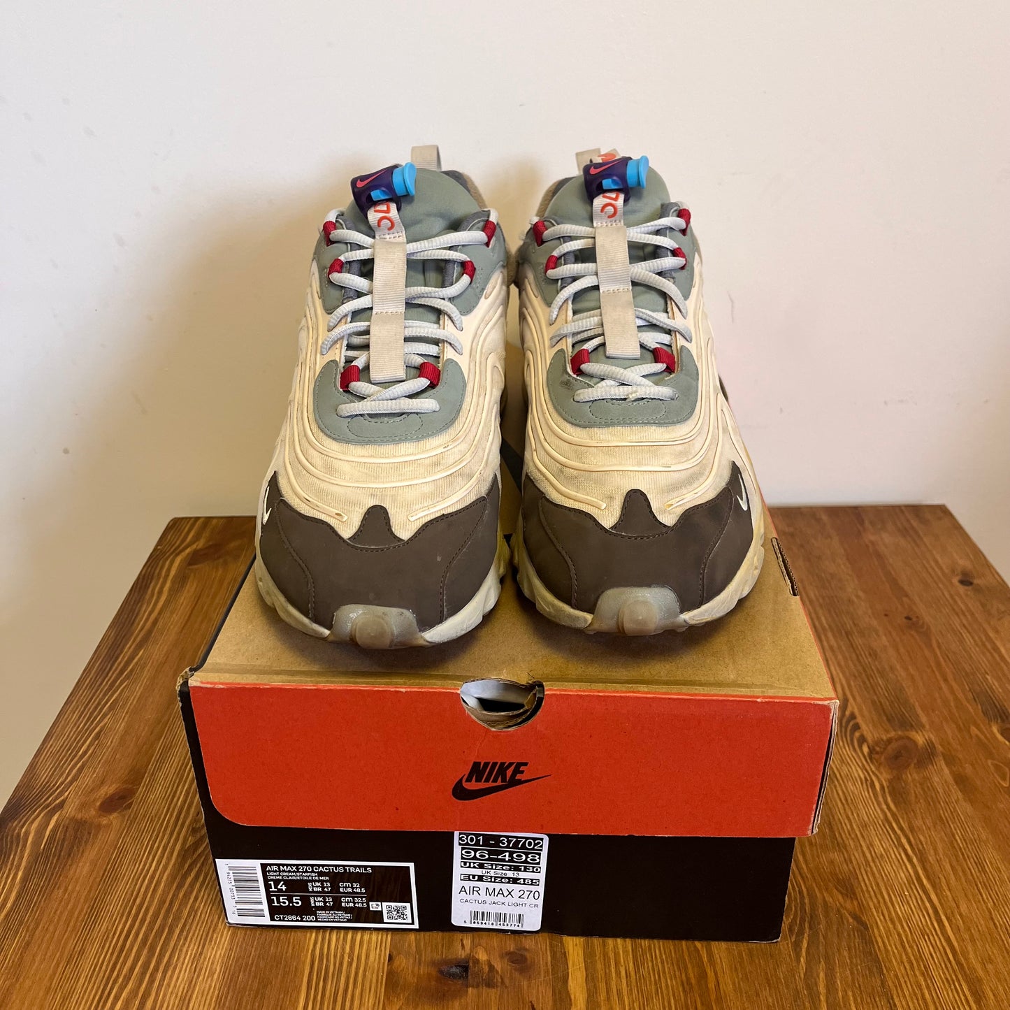 NIKE AIR MAX 270 TRAVIS SCOTT UK13 (USED)