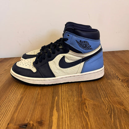 AIR JORDAN 1 HIGH OBSIDIAN UK6 (USED)