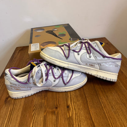 OFF-WHITE X NIKE DUNK LOW LOT 48 UK9 (USED)