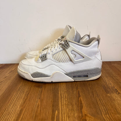 AIR JORDAN 4 WHITE OREO UK9 (USED)