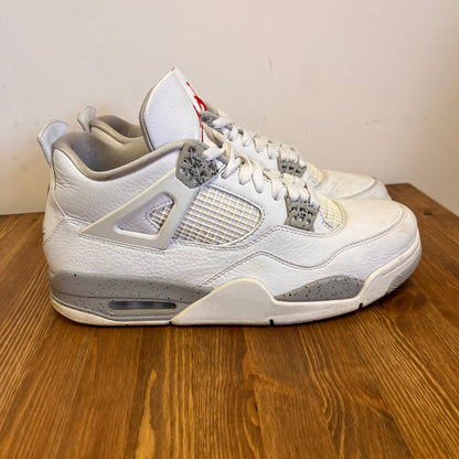 AIR JORDAN 4 WHITE OREO UK9 (USED)