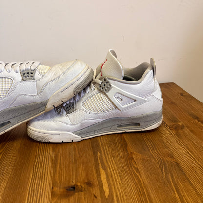 AIR JORDAN 4 WHITE OREO UK9 (USED)