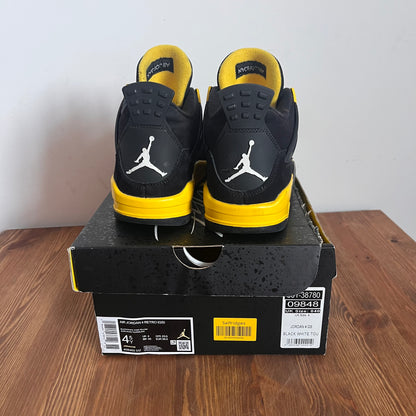 AIR JORDAN 4 YELLOW THUNDER (GS) UK4 (USED)