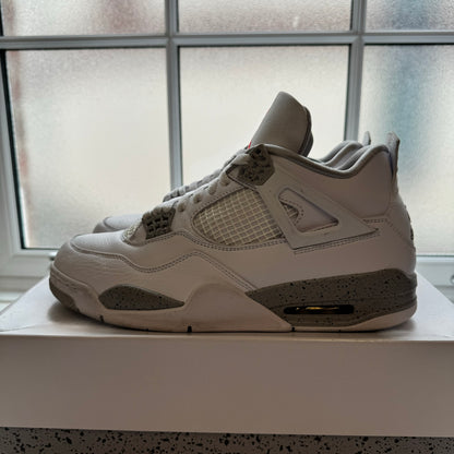 AIR JORDAN 4 WHITE OREO UK9 (USED)