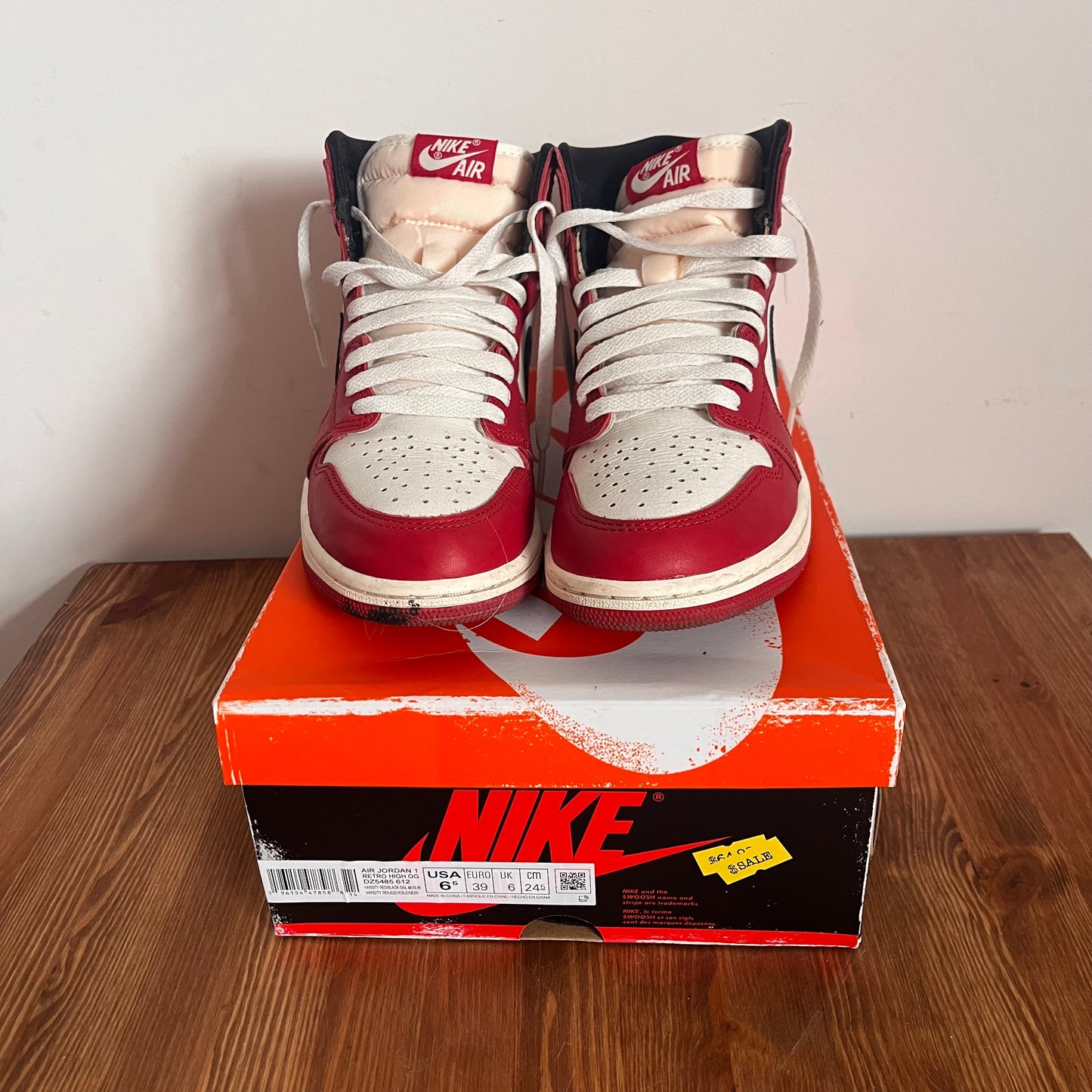 AIR JORDAN 1 HIGH LOST & FOUND UK6 (USED)