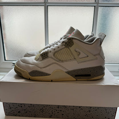 AIR JORDAN 4 WHITE OREO UK10 (USED)