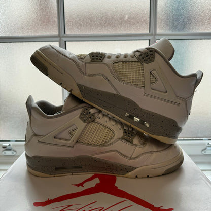 AIR JORDAN 4 WHITE OREO UK10 (USED)