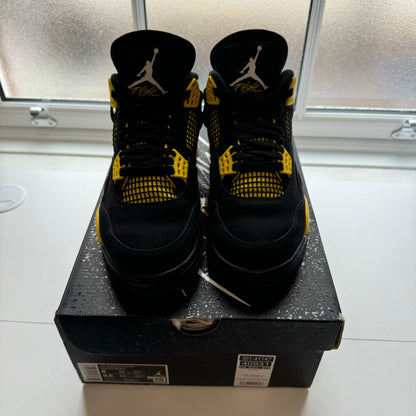 AIR JORDAN 4 YELLOW THUNDER UK7 (USED)