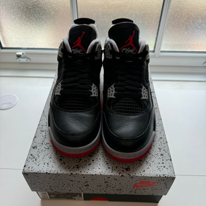 AIR JORDAN 4 BRED REIMAGINED UK7.5 (USED)