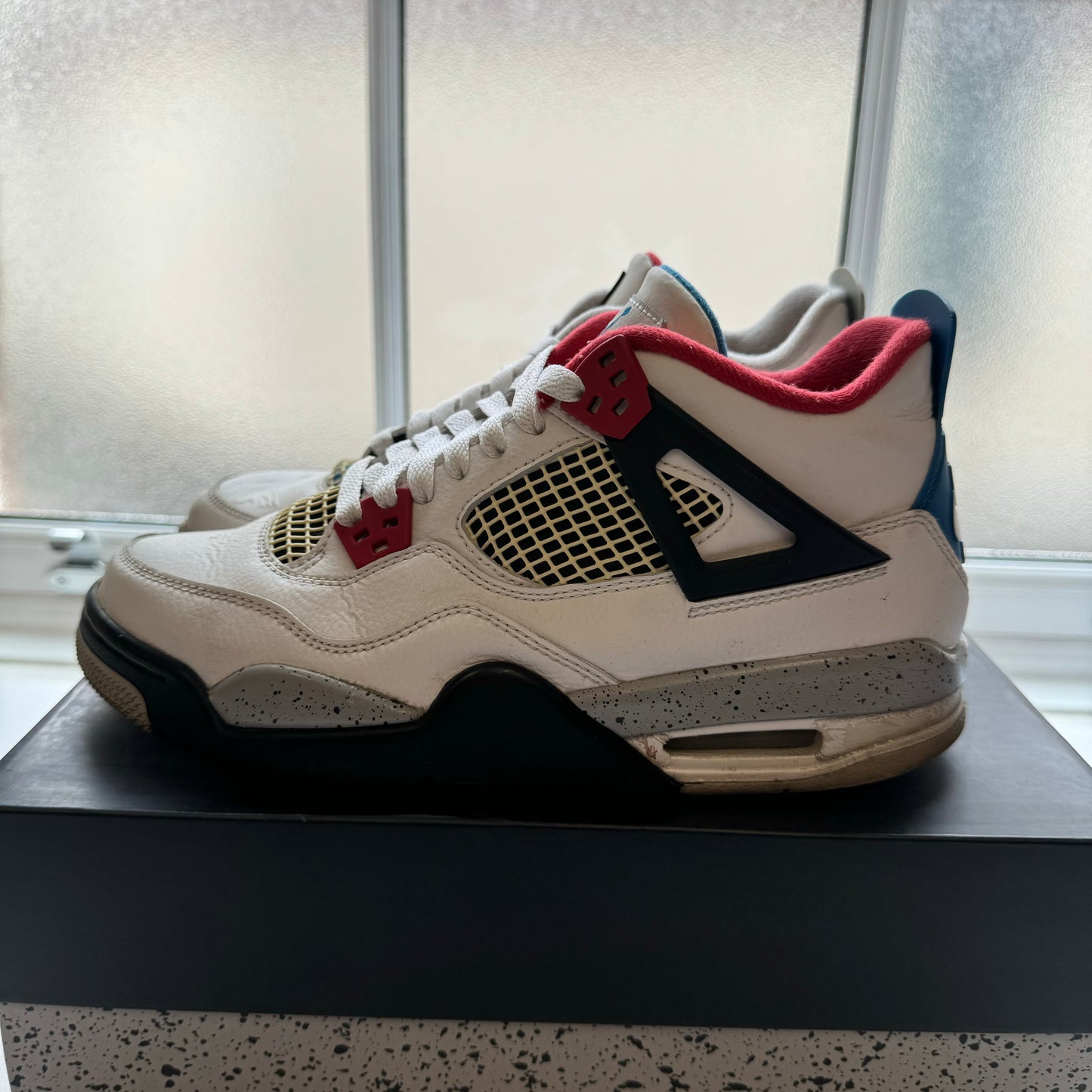 AIR JORDAN 4 WHAT THE (GS) UK6 (USED)