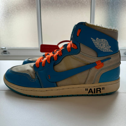 OFF WHITE X AIR JORDAN 1 HIGH UNC UK8.5 (USED)