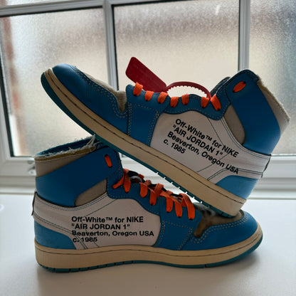 OFF WHITE X AIR JORDAN 1 HIGH UNC UK8.5 (USED)