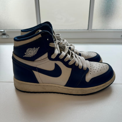 AIR JORDAN 1 STORM BLUE (GS) UK4 (USED)